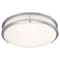 Access Lighting Solero II, LED Flush Mount, Brushed Steel Finish, Acrylic Lens Acrylic 20500LEDDCS-BS/ACR - alternate 1